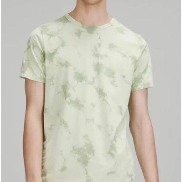 Lululemon The Fundamental Tee Shirt Tie Dye Green T Shirt XL LM3CF3S - Picture 3 of 4